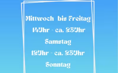 Unsere Öffnungszeiten im Juli 2026 ☀️🌊